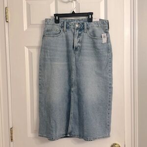 Old Navy high rise jean skirt